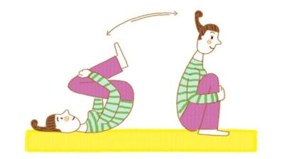 疲労回復！神経の高速道路「背骨」をでんぐり返りでほぐそう！